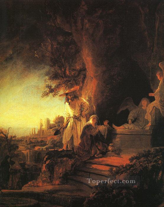 マグダラのマリアに現れる復活のキリスト レンブラント油絵